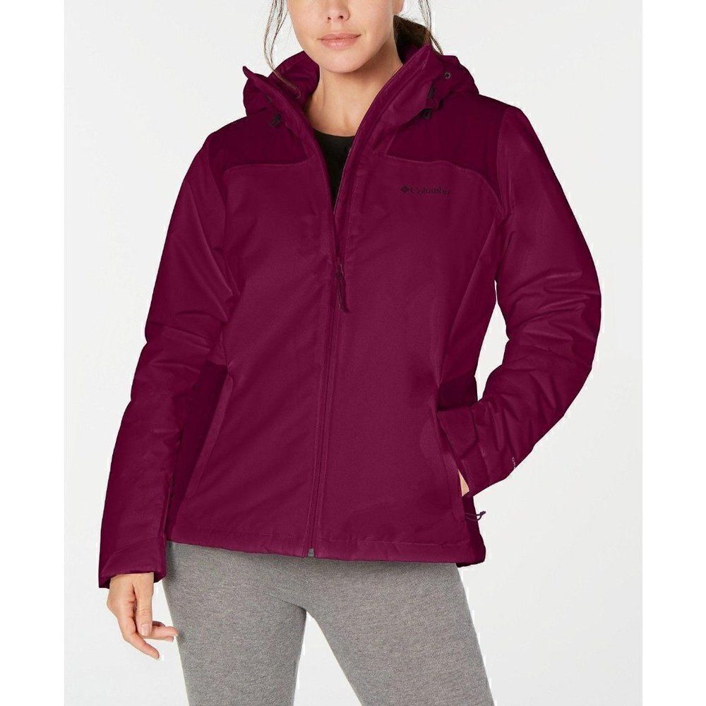 Columbia NEW Purple Tipton Peak Hooded Jacket XS‎